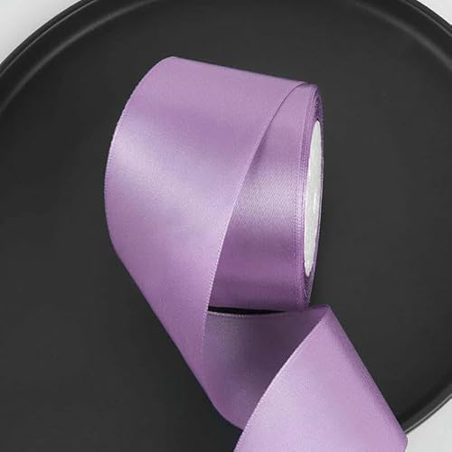 25 Yards/Rolle 2 Zoll Satinband DIY Rosen Handgefertigtes Bastelmaterial Weihnachten Halloween Hochzeit Geburtstagsfeier Geschenkband-Rosa Lila-25 Yards Länge 25 Yards/Rolle 2 Zoll Satinband DIY Rosen Handgefertigtes Bastelmaterial Weihnachten Halloween Hochzeit Geburtstagsfeier Geschenkband-Rosa Lila-25 Yards Länge von AYHTUD