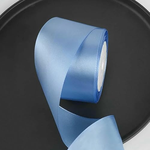 25 Yards/Rolle 2 Zoll Satinband DIY Rosen Handgefertigtes Bastelmaterial Weihnachten Halloween Hochzeit Geburtstagsfeier Geschenkband-You Lan-25 Yards Länge 25 Yards/Rolle 2 Zoll Satinband DIY Rosen Handgefertigtes Bastelmaterial Weihnachten Halloween Hochzeit Geburtstagsfeier Geschenkband-You Lan-25 Yards Länge von AYHTUD