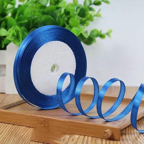 25 Yards/Rolle 6 mm Satinbänder für Hochzeiten, Geburtstage, Partys, Geschenkband, Weihnachten, Halloween, Festivalbedarf, DIY-Bastelband, 40 Königsblau, 22 Meter Länge 25 Yards/Rolle 6 mm Satinbänder für Hochzeiten, Geburtstage, Partys, Geschenkband, Weihnachten, Halloween, Festivalbedarf, DIY-Bastelband, 40 Königsblau, 22 Meter Länge von AYHTUD