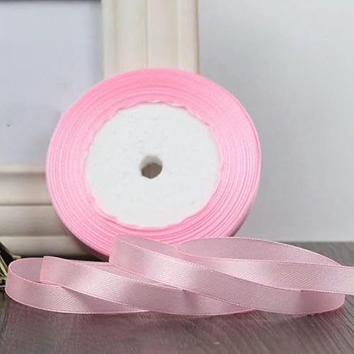 25 Yards/Rolle Ripsband-Satinbänder, DIY, Hochzeit, Weihnachtsfeier, Dekoration, 6 mm – 40 mm, Schleife, Bastelkarten, Bänder, Blumen, Zubehör, Hellrosa, 20 mm 25 Yards/Rolle Ripsband-Satinbänder, DIY, Hochzeit, Weihnachtsfeier, Dekoration, 6 mm – 40 mm, Schleife, Bastelkarten, Bänder, Blumen, Zubehör, Hellrosa, 20 mm von AYHTUD