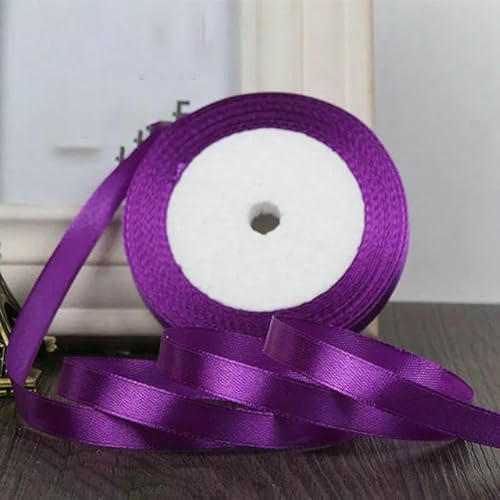 25 Yards/Rolle Ripsband-Satinbänder DIY Hochzeit Weihnachtsfeier Dekoration 6 mm – 40 mm Schleife Bastelkartenbänder Blumen Zubehör-Dunkelviolett-10 mm 25 Yards/Rolle Ripsband-Satinbänder DIY Hochzeit Weihnachtsfeier Dekoration 6 mm – 40 mm Schleife Bastelkartenbänder Blumen Zubehör-Dunkelviolett-10 mm von AYHTUD