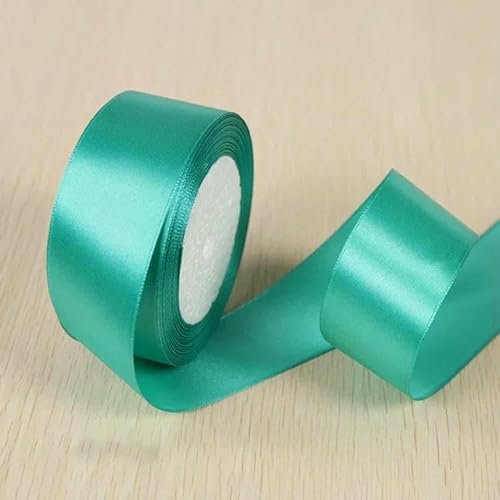 25 Yards 6/10/15/20/25/40/50 mm Seidensatinband Hochzeitsfeier Weihnachtsband Blumen dekoriert DIY Bekleidung Nähstoff-Blaugrün-15 mm Breite 25 Yards 6/10/15/20/25/40/50 mm Seidensatinband Hochzeitsfeier Weihnachtsband Blumen dekoriert DIY Bekleidung Nähstoff-Blaugrün-15 mm Breite von AYHTUD