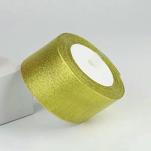 25 Yards 6–50 mm Silber-Gold-Seidensatin-Organzaband, Hochzeitsdekoration, Kuchen, DIY, Weihnachtsbastelzubehör, Bänder, 50 mm Gold, 25 Yards 25 Yards 6–50 mm Silber-Gold-Seidensatin-Organzaband, Hochzeitsdekoration, Kuchen, DIY, Weihnachtsbastelzubehör, Bänder, 50 mm Gold, 25 Yards von AYHTUD