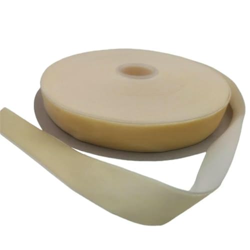 25 mm, 25 Yards, 31 Farben, einseitiges Samtband für handgefertigte Blumenstraußverpackungen, Heimparty-Dekoration, Weihnachtsstreifen, Cremefarben, V029, 25 mm x 25 Yards 25 mm, 25 Yards, 31 Farben, einseitiges Samtband für handgefertigte Blumenstraußverpackungen, Heimparty-Dekoration, Weihnachtsstreifen, Cremefarben, V029, 25 mm x 25 Yards von AYHTUD