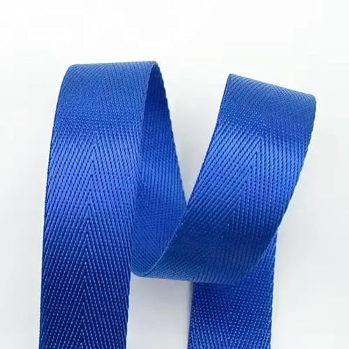 25 mm Nylon-Gurtbänder für Rucksäcke, Verpackungsband, Polyester-Haustierhalsband, DIY-Nähzubehör, Königsblau, 25 mm, 5 Meter von AYHTUD