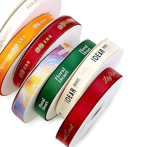 25 mm Satinband, bedrucktes Band, persönliches Logo, Geschenkbox, Backpapier, Hochzeit, Geburtstagsfeier, Blumen, DIY-Dekoration – 91,4 m, 3D-Druck – 15 mm 25 mm Satinband, bedrucktes Band, persönliches Logo, Geschenkbox, Backpapier, Hochzeit, Geburtstagsfeier, Blumen, DIY-Dekoration – 91,4 m, 3D-Druck – 15 mm von AYHTUD