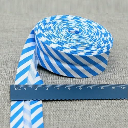 25 mm Schrägband, 100% Baumwolle, karierte Stoffe, Kederstreifen für DIY-Nähbänder, 17–25 mm x 10 Meter 25 mm Schrägband, 100% Baumwolle, karierte Stoffe, Kederstreifen für DIY-Nähbänder, 17–25 mm x 10 Meter von AYHTUD