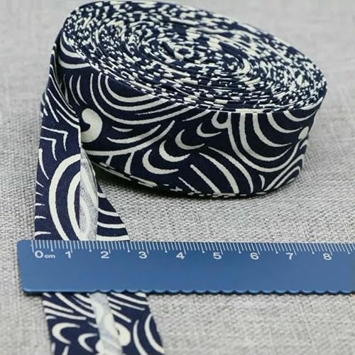 25 mm Schrägband, 100% Baumwolle, karierte Stoffe, Kederstreifen für DIY-Nähbänder, 26–25 mm x 10 Meter von AYHTUD