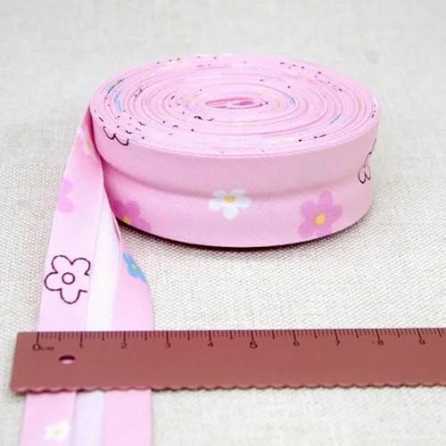 25 mm Schrägband, 100% Baumwolle, karierte Stoffe, Kederstreifen für DIY-Nähbänder, 42–25 mm x 10 Meter von AYHTUD