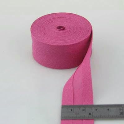 25 mm gefaltetes Schrägband aus Baumwolle, zum Aufbügeln, für Kleidungsstücke, Tischdecken, Steppdecken, Bastelarbeiten, Nähen, Stoffband, 10 m/Rolle, 15 m/Rolle, 13–25 mm x 15 m von AYHTUD