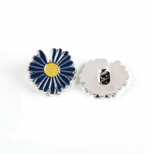 25 mm kleine Knöpfe, Sonnenblumenknöpfe, Kunstharz, Metallknopf für Kleidung, Mantel, Pullover, Zubehör, DIY, 5–25 mm, 10 Stück 25 mm kleine Knöpfe, Sonnenblumenknöpfe, Kunstharz, Metallknopf für Kleidung, Mantel, Pullover, Zubehör, DIY, 5–25 mm, 10 Stück von AYHTUD