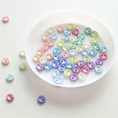 250 Stück 3,0 mm 4,0 mm 5 mm 6 mm Mini-Knöpfe für Puppen und Plüschspielzeug-Kleidung – und Designs – 5 mm Perle 250 Stück 3,0 mm 4,0 mm 5 mm 6 mm Mini-Knöpfe für Puppen und Plüschspielzeug-Kleidung – und Designs – 5 mm Perle von AYHTUD