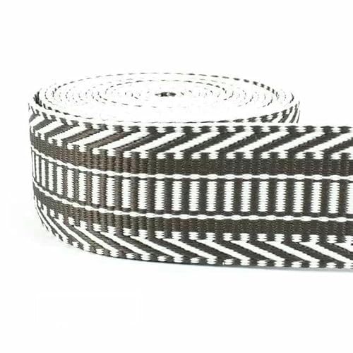 3/5 Meter 38/50 mm Polyester-Jacquard-Gurtband, dickes Band, Taschengurt, Gürtel für DIY-Kleidung, Schrägband, Nähzubehör, Khaki, 38 mm, 5 Meter 3/5 Meter 38/50 mm Polyester-Jacquard-Gurtband, dickes Band, Taschengurt, Gürtel für DIY-Kleidung, Schrägband, Nähzubehör, Khaki, 38 mm, 5 Meter von AYHTUD