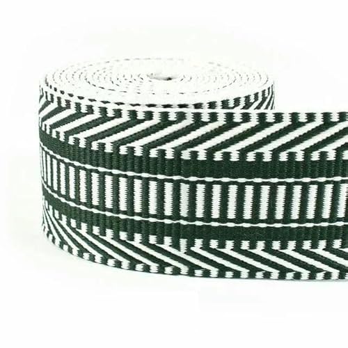 3/5 Meter 38/50 mm Polyester-Jacquard-Gurtband, dickes Band, Taschengurt, Gürtel für DIY-Kleidung, Schrägband, Nähzubehör – Armeegrün – 50 mm – 5 Meter 3/5 Meter 38/50 mm Polyester-Jacquard-Gurtband, dickes Band, Taschengurt, Gürtel für DIY-Kleidung, Schrägband, Nähzubehör – Armeegrün – 50 mm – 5 Meter von AYHTUD