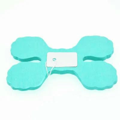 3,6 m lange, mehrfarbige vierblättrige Papiergirlanden für Babyparty, Hochzeit, Geburtstagsfeier, Dekoration, DIY-Luftschlangen, Bastelbedarf, himmelblau von AYHTUD