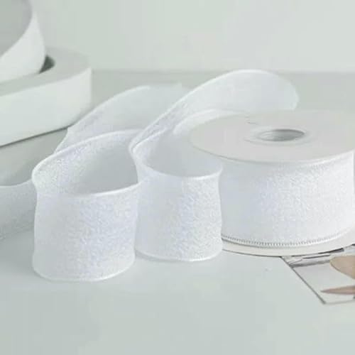 3 Yards 1,57 Zoll Leinen-Fischschwanzgarn, glänzendes, gerüschtes Chiffonband, Geschenkverpackung, Blumenstrauß, Haarschmuck, DIY-Hochzeit.-weiß-1,57 Zoll-3 Yards 3 Yards 1,57 Zoll Leinen-Fischschwanzgarn, glänzendes, gerüschtes Chiffonband, Geschenkverpackung, Blumenstrauß, Haarschmuck, DIY-Hochzeit.-weiß-1,57 Zoll-3 Yards von AYHTUD
