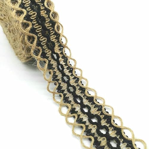 3 Yards natürliche Jute Sackleinen hessischen Band Schnur Blume Muster Hochzeit Party liefert DIY Seil Handwerk-07 3 Yards natürliche Jute Sackleinen hessischen Band Schnur Blume Muster Hochzeit Party liefert DIY Seil Handwerk-07 von AYHTUD