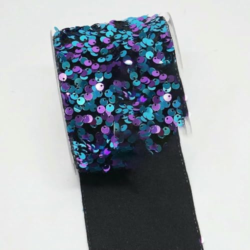 3 Zoll 75 mm 25 Yards Rolle Pailletten-Samtband DIY Holiday Cheer Haarschleifenmaterial Handgefertigtes Deko-Zubehör-O4102708-38 mm 5 Yards 3 Zoll 75 mm 25 Yards Rolle Pailletten-Samtband DIY Holiday Cheer Haarschleifenmaterial Handgefertigtes Deko-Zubehör-O4102708-38 mm 5 Yards von AYHTUD