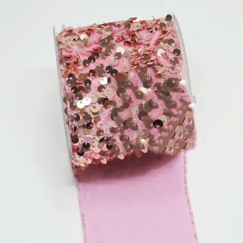 3 Zoll 75 mm 25 Yards Rolle Pailletten-Samtband DIY Holiday Cheer Haarschleifenmaterial Handgefertigtes Deko-Zubehör-O4102744-38 mm 5 Yards 3 Zoll 75 mm 25 Yards Rolle Pailletten-Samtband DIY Holiday Cheer Haarschleifenmaterial Handgefertigtes Deko-Zubehör-O4102744-38 mm 5 Yards von AYHTUD