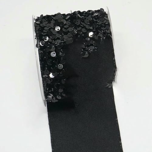 3 Zoll 75 mm 25 Yards Rolle Pailletten-Samtband DIY Holiday Cheer Haarschleifenmaterial Handgefertigtes Deko-Zubehör-O5102742-75 mm 5 Yards 3 Zoll 75 mm 25 Yards Rolle Pailletten-Samtband DIY Holiday Cheer Haarschleifenmaterial Handgefertigtes Deko-Zubehör-O5102742-75 mm 5 Yards von AYHTUD
