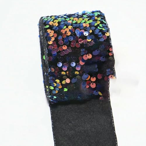 3 Zoll 75 mm 25 Yards Rolle Pailletten-Samtband DIY Holiday Cheer Haarschleifenmaterial Handgefertigtes Deko-Zubehör-O5104497-38 mm 5 Yards 3 Zoll 75 mm 25 Yards Rolle Pailletten-Samtband DIY Holiday Cheer Haarschleifenmaterial Handgefertigtes Deko-Zubehör-O5104497-38 mm 5 Yards von AYHTUD