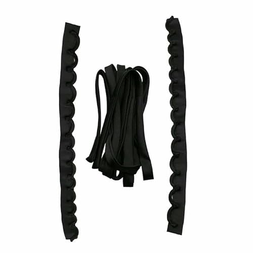 3-teiliges Set Satin-Reißverschluss für Brautkleider, Ersatz, verstellbares Korsett-Rücken-Set, Schnürbänder, DIY-Bastel- und Bastelarbeiten für Brautkleider, Schwarz, 48 x 2 cm 3-teiliges Set Satin-Reißverschluss für Brautkleider, Ersatz, verstellbares Korsett-Rücken-Set, Schnürbänder, DIY-Bastel- und Bastelarbeiten für Brautkleider, Schwarz, 48 x 2 cm von AYHTUD