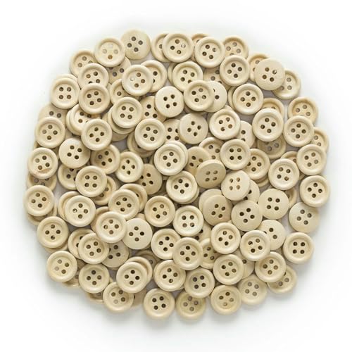 30/50 Stück 4-Loch-Holzknöpfe zum Nähen von Scrapbooks, Kleidung, Basteln, Jacken, Blazern, Pullovern, Handarbeitszubehör, 10–25 mm, Natur, 30 Stück, 25 mm 30/50 Stück 4-Loch-Holzknöpfe zum Nähen von Scrapbooks, Kleidung, Basteln, Jacken, Blazern, Pullovern, Handarbeitszubehör, 10–25 mm, Natur, 30 Stück, 25 mm von AYHTUD