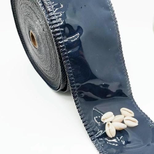 38 mm, 75 mm, 7,6 cm, mehrfarbig, transparent, PVC-Geleeband, ein- und doppellagig, 22,8 m/Rolle, 10 Marineblau, 75 mm von AYHTUD