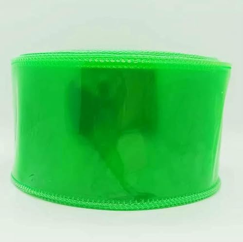 38 mm, 75 mm, 7,6 cm, mehrfarbig, transparent, PVC-Geleeband, ein- und doppellagig, 22,8 m/Rolle, 13 grün, eine Lage, 75 mm von AYHTUD