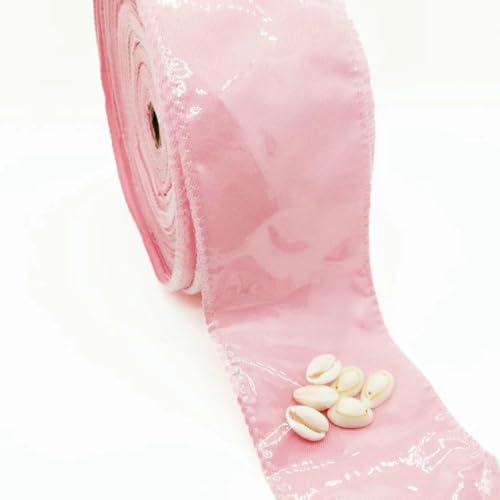 38 mm, 75 mm, 7,6 cm, mehrfarbig, transparent, PVC-Geleeband, ein- und doppellagig, 22,8 m/Rolle, 3 rosa, 75 mm von AYHTUD