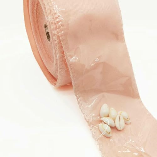38 mm, 75 mm, 7,6 cm, mehrfarbig, transparent, PVC-Geleeband, ein- und doppellagig, 22,8 m/Rolle, 6 Pfirsichfarben, 75 mm von AYHTUD