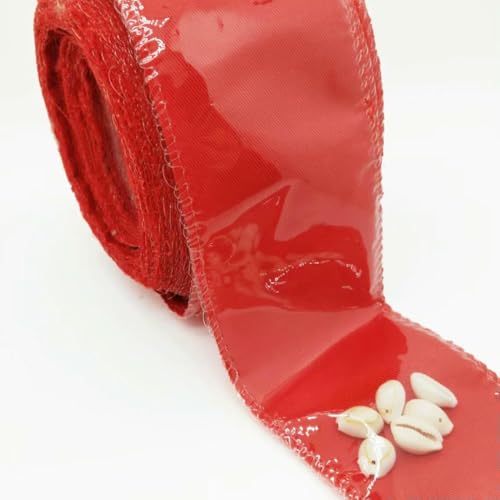 38 mm, 75 mm, 7,6 cm, mehrfarbig, transparent, PVC-Geleeband, ein- und doppellagig, 22,8 m/Rolle, 7 rot, 75 mm von AYHTUD