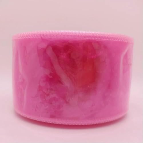 38 mm, 75 mm, 7,6 cm, mehrfarbig, transparent, PVC-Geleeband, ein- und doppellagig, 22,8 m/Rolle, rosa, einlagig, 75 mm von AYHTUD
