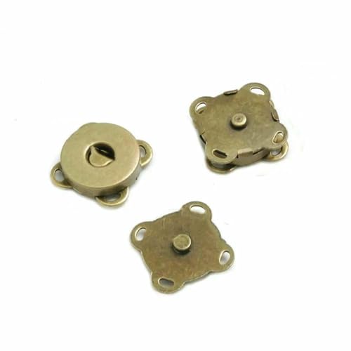 3Sets Magnetische Druckknöpfe Verschluss Verschluss Knopf Pflaume Magnetverschlüsse Schnalle Handtasche Geldbörse Geldbörse Kleidung Nähen DIY Basteln 10/15/18mm von AYHTUD