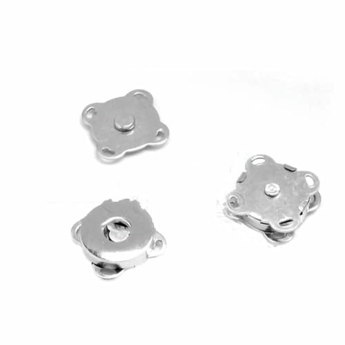 3Sets Magnetische Druckknöpfe Verschluss Verschluss Knopf Pflaume Magnetverschlüsse Schnalle Handtasche Geldbörse Geldbörse Kleidung Nähen DIY Handwerk 10/15/18m von AYHTUD