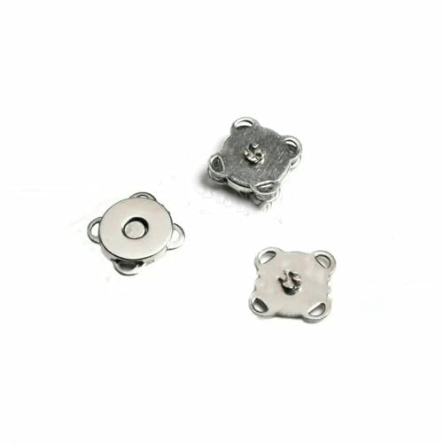 3Sets Magnetische Druckknöpfe Verschluss Verschluss Knopf Pflaume Magnetverschlüsse Schnalle Handtasche Geldbörse Geldbörse Kleidung Nähen DIY Handwerk 10/15/18m von AYHTUD