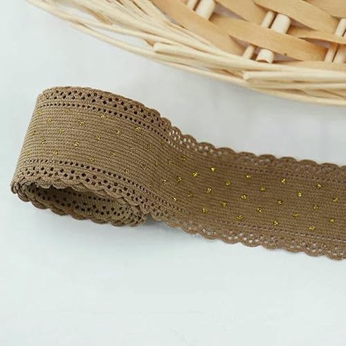 4,5 m Spitzen-Cordbänder zum Nähen, Basteln, Haarschleifenherstellung, Verpackungszubehör, Weihnachtsbanddekoration, 13–4,5 m 4,5 m Spitzen-Cordbänder zum Nähen, Basteln, Haarschleifenherstellung, Verpackungszubehör, Weihnachtsbanddekoration, 13–4,5 m von AYHTUD