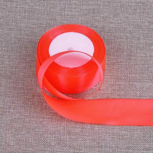 4 cm Seidensatinbänder, 22 Meter/Los, Weihnachten, Halloween, Hochzeit, Geburtstagsfeier, Geschenkband, DIY, handgefertigter Bastelstoff, 23 Orange Rot, 22 Meter Länge 4 cm Seidensatinbänder, 22 Meter/Los, Weihnachten, Halloween, Hochzeit, Geburtstagsfeier, Geschenkband, DIY, handgefertigter Bastelstoff, 23 Orange Rot, 22 Meter Länge von AYHTUD
