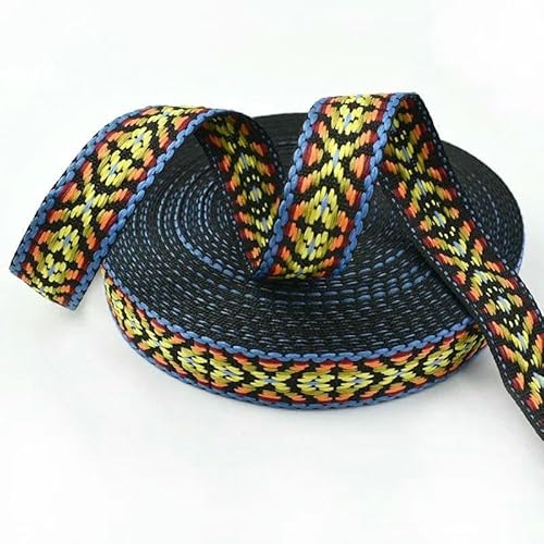 5/10/20 Meter 20 mm Polyester-Jacquard-Gurtband, Gürtel, Taschengurt, Band, dekoratives Band, Kleidung, Schrägband, Zubehör-03-10 Meter 5/10/20 Meter 20 mm Polyester-Jacquard-Gurtband, Gürtel, Taschengurt, Band, dekoratives Band, Kleidung, Schrägband, Zubehör-03-10 Meter von AYHTUD