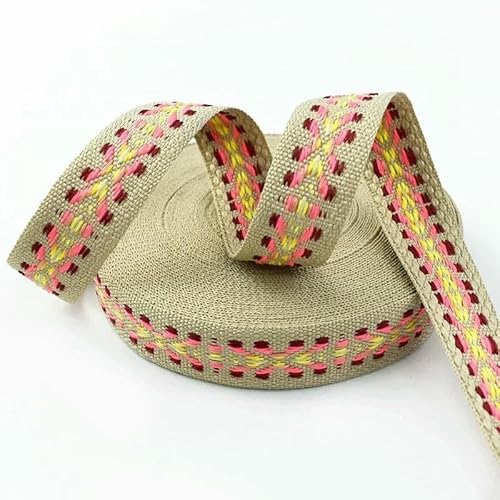 5/10/20 Meter 20 mm Polyester-Jacquard-Gurtband, Gürtel, Taschengurt, Band, dekoratives Band, Kleidung, Schrägband, Zubehör-06-20 Meter 5/10/20 Meter 20 mm Polyester-Jacquard-Gurtband, Gürtel, Taschengurt, Band, dekoratives Band, Kleidung, Schrägband, Zubehör-06-20 Meter von AYHTUD