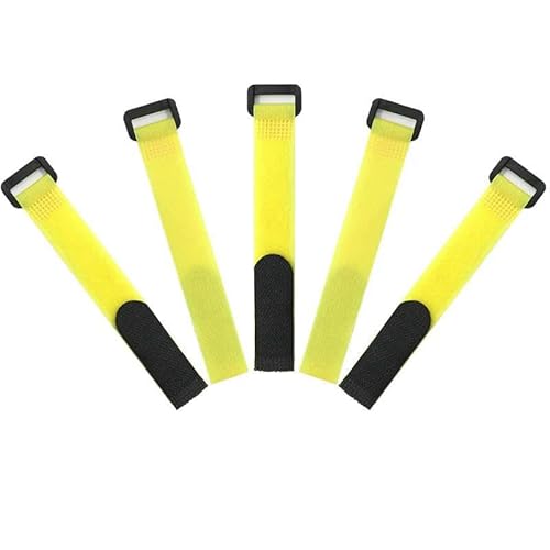 5–100 Stück wiederverwendbare Nylon-Kabelbinder mit Klettverschluss und Schnalle, Draht-Organizer, selbstklebende Wickelfolie, Kunststoffbündel, Gürtelverschlussbänder, Gelb, 500 mm x 100 Stück 5–100 Stück wiederverwendbare Nylon-Kabelbinder mit Klettverschluss und Schnalle, Draht-Organizer, selbstklebende Wickelfolie, Kunststoffbündel, Gürtelverschlussbänder, Gelb, 500 mm x 100 Stück von AYHTUD
