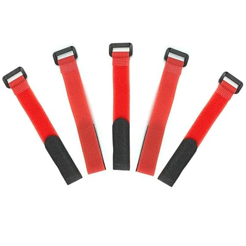 5–100 Stück wiederverwendbare Nylon-Kabelbinder mit Klettverschluss und Schnalle, Draht-Organizer, selbstklebende Wickelfolie, Kunststoffbündel, Gürtelverschlussbänder, Rot, 500 mm x 100 Stück 5–100 Stück wiederverwendbare Nylon-Kabelbinder mit Klettverschluss und Schnalle, Draht-Organizer, selbstklebende Wickelfolie, Kunststoffbündel, Gürtelverschlussbänder, Rot, 500 mm x 100 Stück von AYHTUD