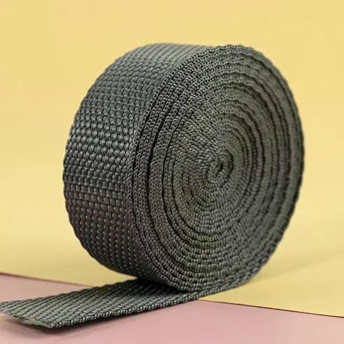 5 Meter 20–50 mm Gurtband für Taschengurte, 1,1 mm Rucksackband, DIY-Kleidung, Schrägband, Nähzubehör, 5 Dunkelgrau, 50 mm 5 Meter 20–50 mm Gurtband für Taschengurte, 1,1 mm Rucksackband, DIY-Kleidung, Schrägband, Nähzubehör, 5 Dunkelgrau, 50 mm von AYHTUD
