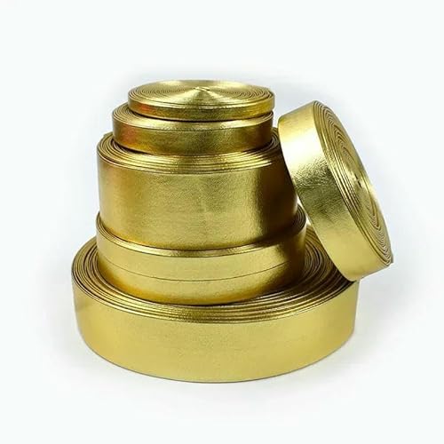 5 Meter 5–50 mm synthetisches PU-Lederseil, Gold-Silber-Band, Kordel zum Selbermachen, Schleifen, Riemen, Halskette, Kleidung, Dekorationsband, DIY-Zubehör, Metallgold, 10 mm 5 Meter 5–50 mm synthetisches PU-Lederseil, Gold-Silber-Band, Kordel zum Selbermachen, Schleifen, Riemen, Halskette, Kleidung, Dekorationsband, DIY-Zubehör, Metallgold, 10 mm von AYHTUD