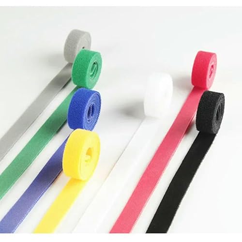 5 Meter Kabelbinder Klebeband zum Ordnen von Kabeln und Datenkabeln, Empfangen von Kopfhörerkabeln, Ordnen und Umwickeln von, Klebeband, Grün 5 Meter Kabelbinder Klebeband zum Ordnen von Kabeln und Datenkabeln, Empfangen von Kopfhörerkabeln, Ordnen und Umwickeln von, Klebeband, Grün von AYHTUD
