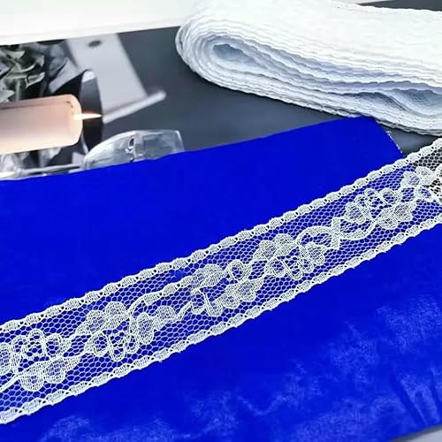 5 Meter weißes und schwarzes Spitzenband, verschiedene Blumenbesätze zum Verpacken, für Weihnachtshochzeitsdekoration, Basteln, Nähzubehör – weiße Spitze – 04 5 Meter weißes und schwarzes Spitzenband, verschiedene Blumenbesätze zum Verpacken, für Weihnachtshochzeitsdekoration, Basteln, Nähzubehör – weiße Spitze – 04 von AYHTUD