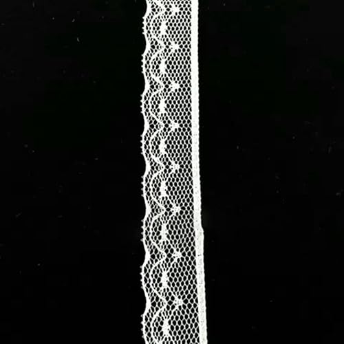 5 Meter weißes und schwarzes Spitzenband, verschiedene Blumenbesätze zum Verpacken, für Weihnachtshochzeitsdekoration, Basteln, Nähzubehör – weiße Spitze – 11– 5 Meter weißes und schwarzes Spitzenband, verschiedene Blumenbesätze zum Verpacken, für Weihnachtshochzeitsdekoration, Basteln, Nähzubehör – weiße Spitze – 11– von AYHTUD