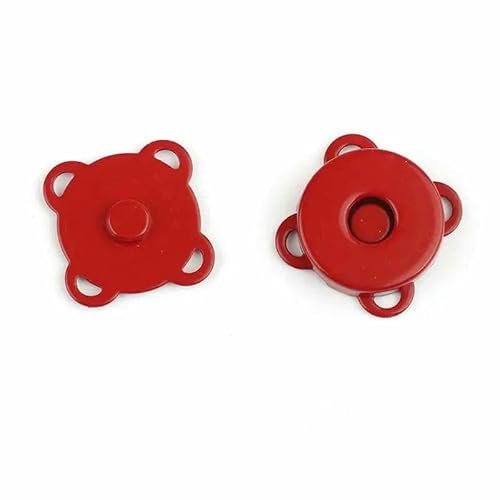 5 Stück 10/14/18 mm Magnetverschlüsse für Geldbörsen, Handtaschen, Metallknöpfe, DIY-Geldbörsen, Basteltaschen, Teile, Zubehör, Farbauswahl, Rot, 18 mm 5 Stück 10/14/18 mm Magnetverschlüsse für Geldbörsen, Handtaschen, Metallknöpfe, DIY-Geldbörsen, Basteltaschen, Teile, Zubehör, Farbauswahl, Rot, 18 mm von AYHTUD