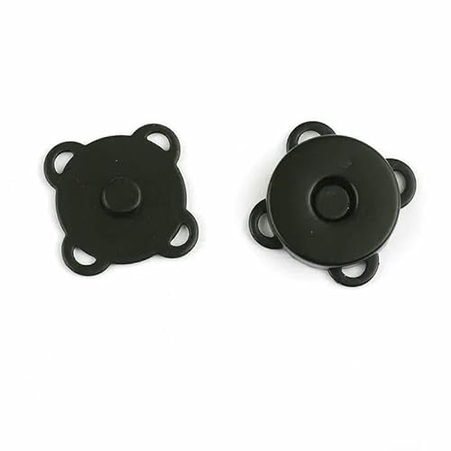 5 Stück 10/14/18 mm Magnetverschluss für Geldbörse, Handtasche, Metallknopf, DIY-Geldbörse, Basteltaschen, Teile, Zubehör, Farbauswahl, Schwarz, 18 mm 5 Stück 10/14/18 mm Magnetverschluss für Geldbörse, Handtasche, Metallknopf, DIY-Geldbörse, Basteltaschen, Teile, Zubehör, Farbauswahl, Schwarz, 18 mm von AYHTUD