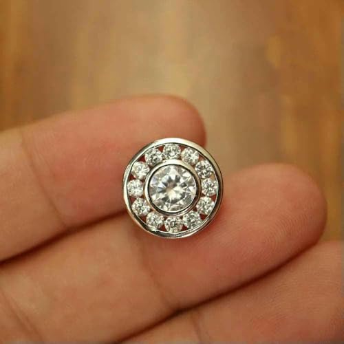 5 Stück Luxus Kristallknöpfe für Kleidung Zirkonia Knopf für Mantel Dekorative CZ Nähknöpfe für Anzüge Strickjacke-K-183-13,0mm von AYHTUD